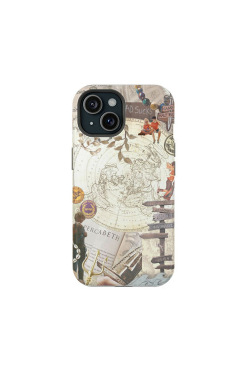 iPhone 7 Uyumlu Silikon Kılıf -The Old World Kolaj