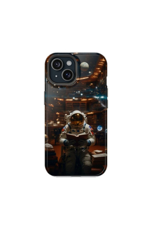 iPhone 8 Plus Uyumlu Silikon Kılıf - ASTRONOT AND BOOK