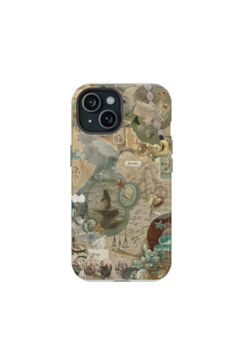iPhone 6 Plus Uyumlu Silikon Kılıf -Siren Kolaj
