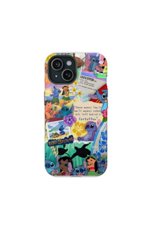 iPhone 6s Uyumlu Silikon Kılıf - Lilo and Stitch