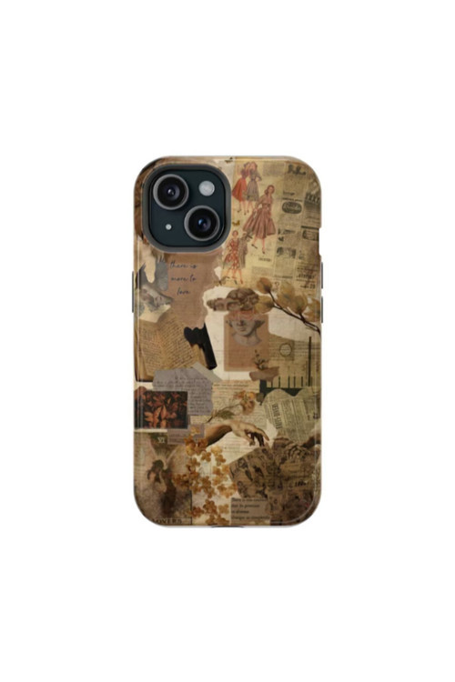 iPhone 6 Uyumlu Silikon Kılıf -Artistic Kolaj