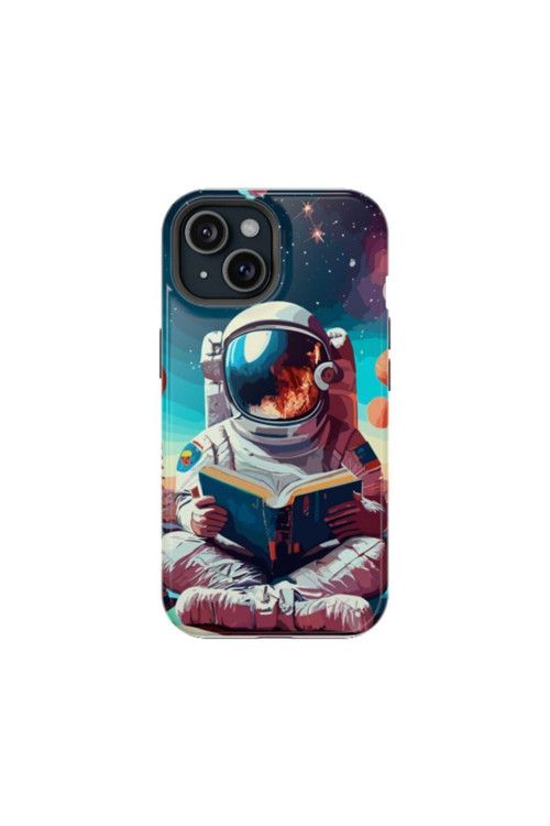 iPhone XS Max Uyumlu Silikon Kılıf - ASTRONOT AND BOOK 2