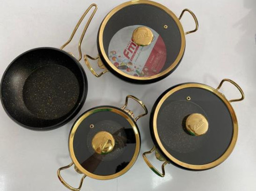 G5020 Yakamoz 7 Parça Granit Tencere Seti