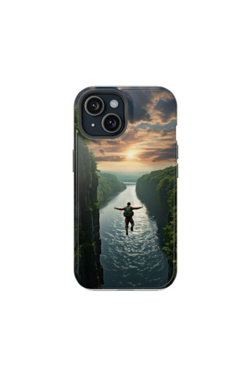iPhone XR Uyumlu Silikon Kılıf - JUMP TO FREEDOM