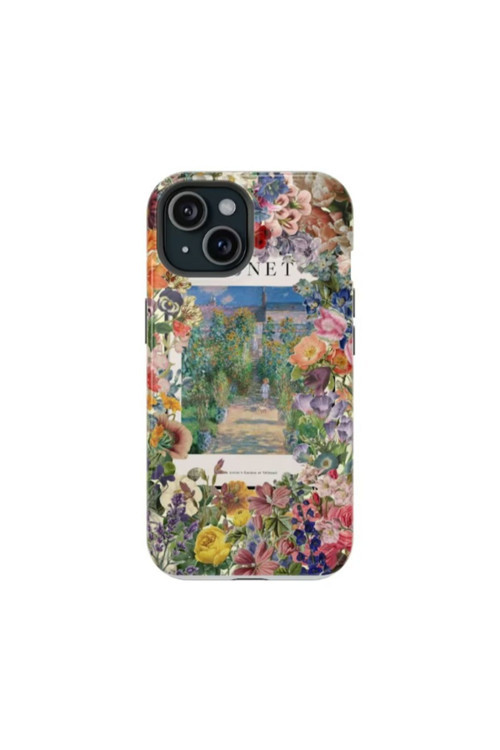 iPhone SE 2016 Uyumlu Silikon Kılıf -Monet Kolaj 2