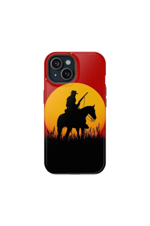 iPhone XR Uyumlu Silikon Kılıf - RED DEAD REDEMPTION 2