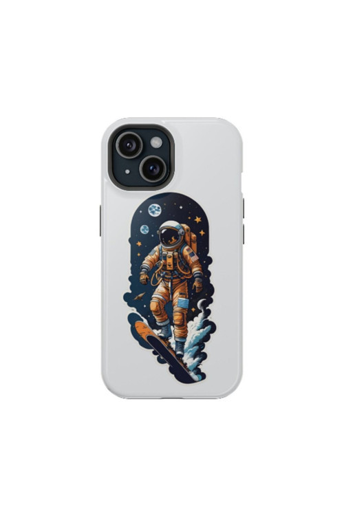 iPhone X Uyumlu Silikon Kılıf - SPACE SURF