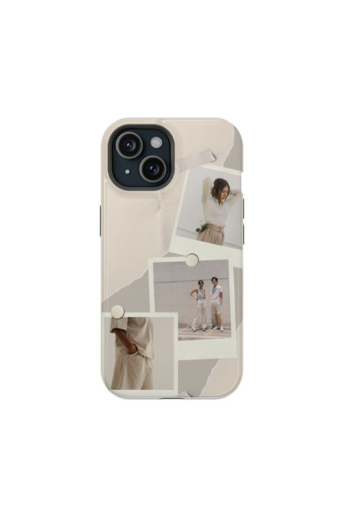 Kişiye Özel iPhone 13 Pro Uyumlu Silikon Kılıf - Kolaj 12