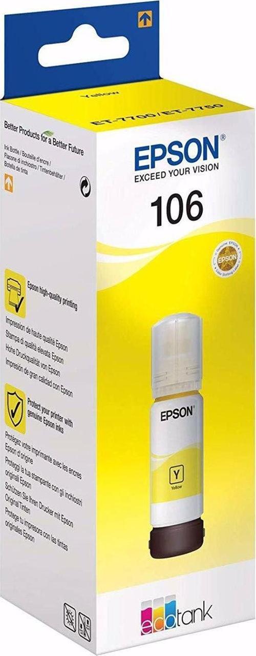 106 Yellow Sarı Şişe Mürekkep T00R440 L7160-7180