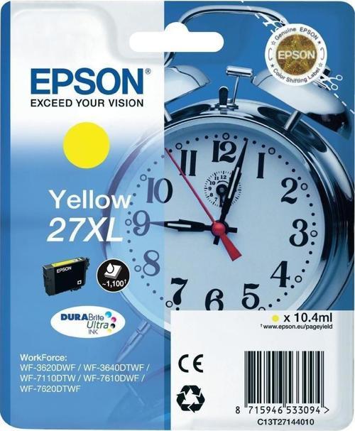 27Xl Yellow Sarı Mürekkep Kartuş T27144012