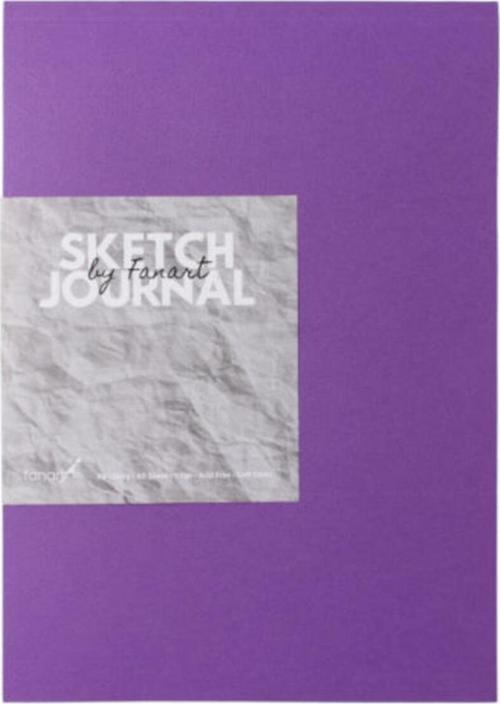Academy Sketch Eskiz Çizim Defteri Journal 110 Gr 60 Yaprak A4 Mor