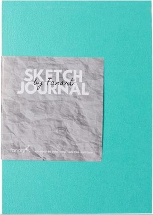 Academy Sketch Eskiz Çizim Defteri Journal 110 Gr 60 Yaprak A4 Turkuaz