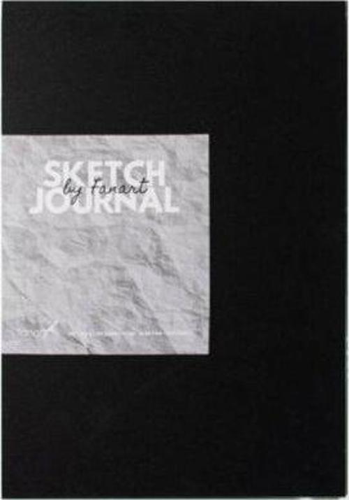 Academy Sketch Eskiz Çizim Defteri Journal 110 Gr 60 Yaprak A6 Siyah