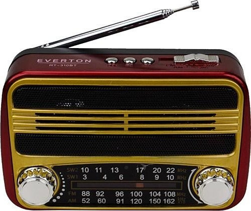 Rt-310Bt Bluetooth Fm-Usb-Tf Card- Nostaljik Radyo