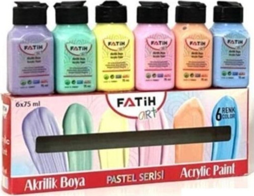 Akrilik Boya 75 Ml X 6 Renk Pastel FA55510