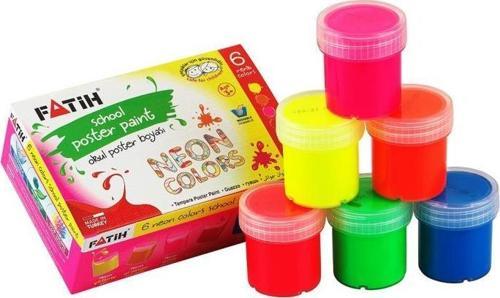 Guaj Boyası Neon 6 Renk 6X25=150 Ml Fa50430Gb6R