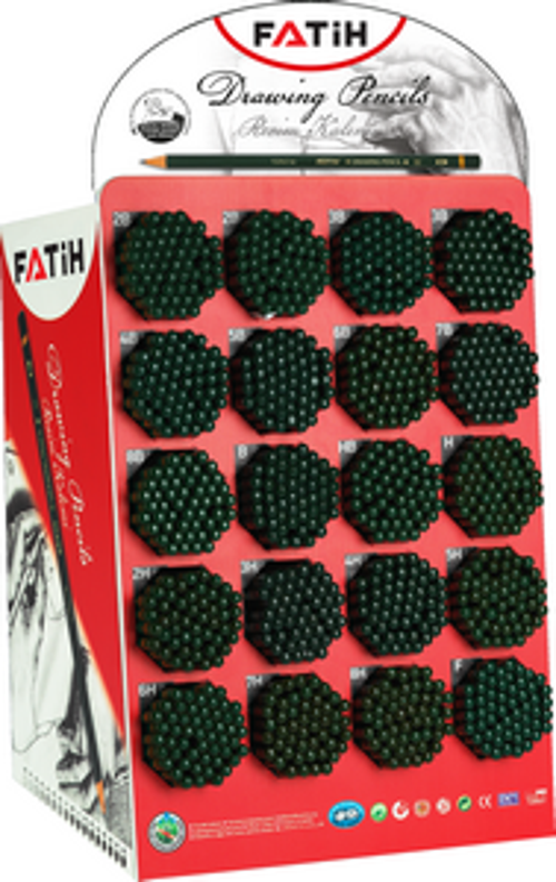Karışık Kurşun Kalem Standlı 6 Gross (864 Adet) Fa17690Kl00St