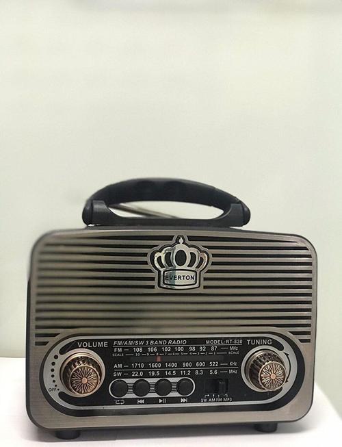 Rt-830 Güneş Enerjili Panelli Bluetooth Fm-Usb-Tf Card-Aux Nostaljik Radyo