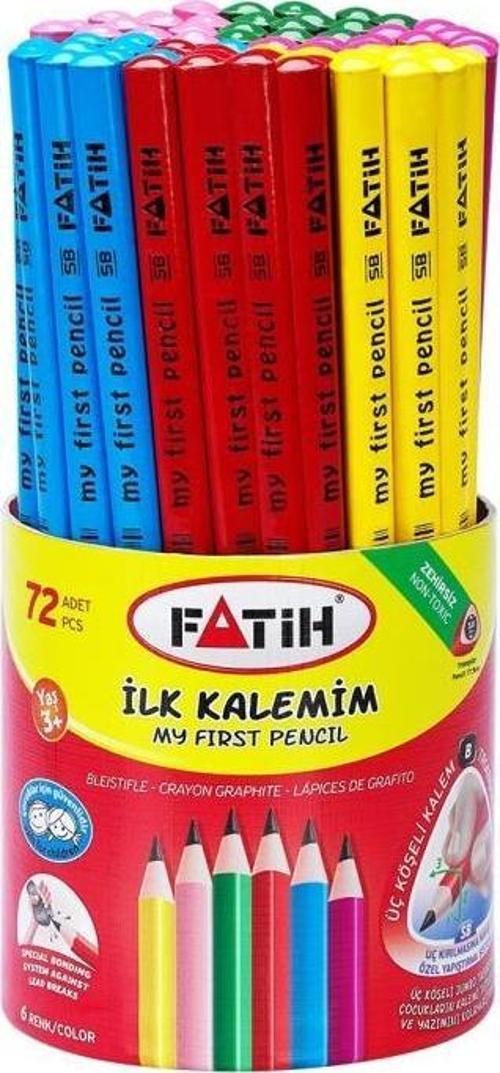 Kurşun Kalem Jumbo Üçgen Başlangıç Kalemi Renkli Fa12042Kl0072 (72 Li Kutu)