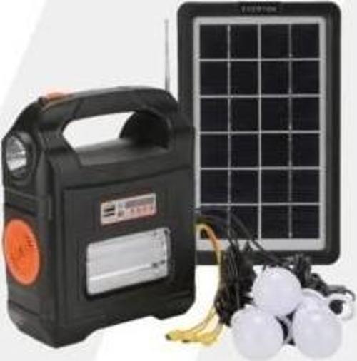 Rt-910Bt Güneş Panelli Radyolu 3 Ampül lü Çok Amaçlı Solar Fener Işıldak
