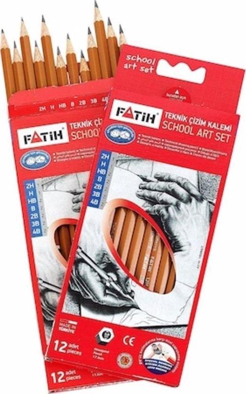 Teknik Çizim Kalemi (Dereceli Kurşun Kalem) Okul Seti 12 Li FA15090KL0F