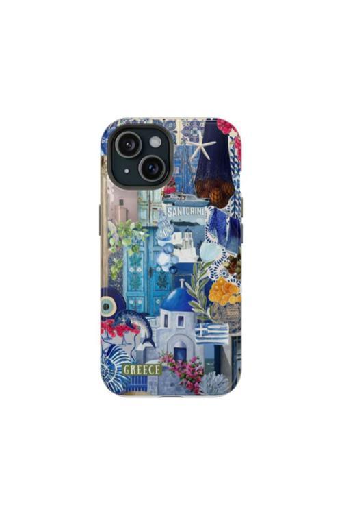 Samsung Galaxy A70s Uyumlu Silikon Kılıf -  Yunanistan Kolaj