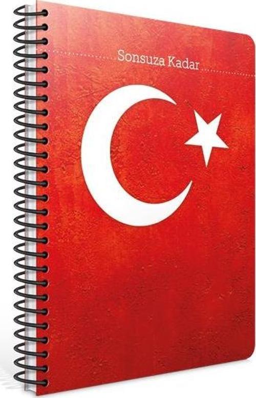 Sonsuza Kadar A4 Spiralli Karton Kapak Lastikli Not Defteri 80 Yaprak Kareli (4 Lü Paket) 6494