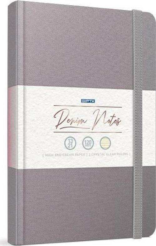 Denim Notes Sert Kapak Not Defteri 19X26Cm 120 Yp. Çizgili (2 Li Paket)