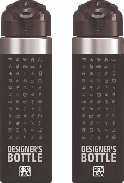 Designers H20 Bottel Tritan Matara (Suluk) 630Cc (Karışık Renk) K7524