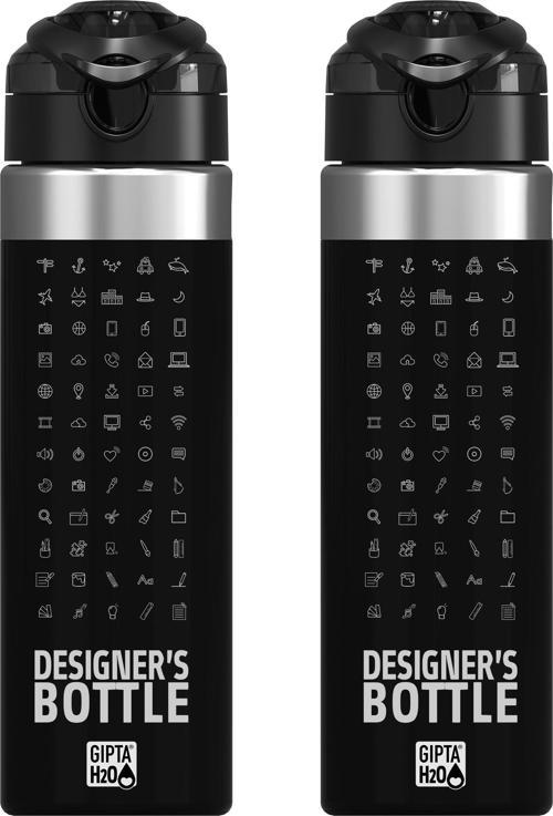 Designers H20 Bottel Tritan Sporcu Kapaklı Matara (Suluk) 630 Cc K7524