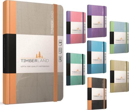 Timberland Sert Kapak Not Defteri 19X26Cm 120 Yaprak Kareli (2 Li Paket) 4319