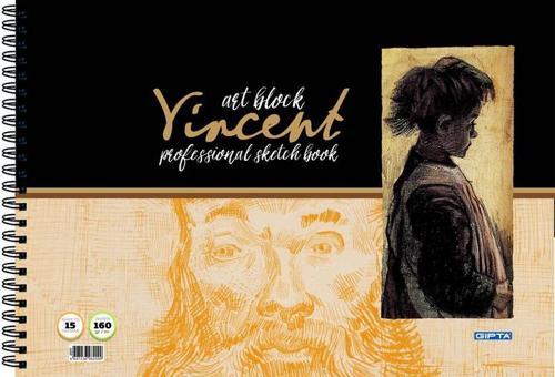 Vincent Art Block Spiralli Resim Defteri 35X50Cm 15 Yaprak (4 Lü Paket) 2577