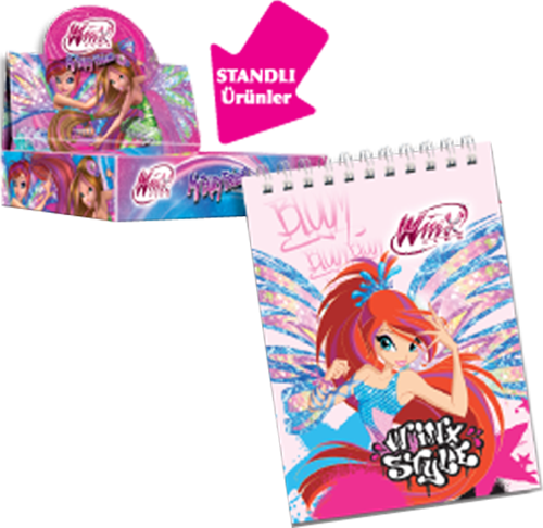 Winx Bloknot A7 Spiralli Mini 3-3122000-2011