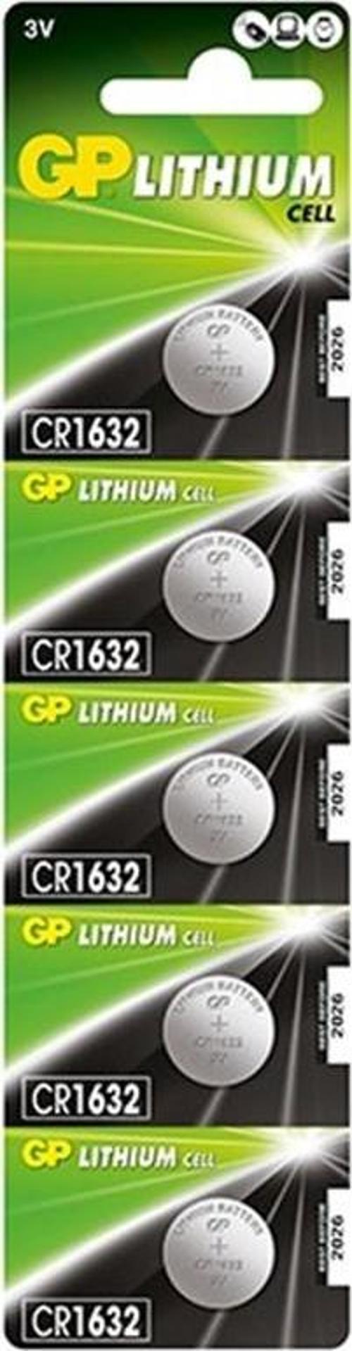 3V Lityum Düğme Pil Cr1632-C5 5 Li Paket