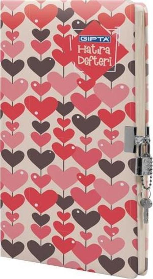Kilitli İp Dikişli Kraft Kapak Hatıra Defteri 14X20Cm 96 Yaprak (1 Adet) 3427