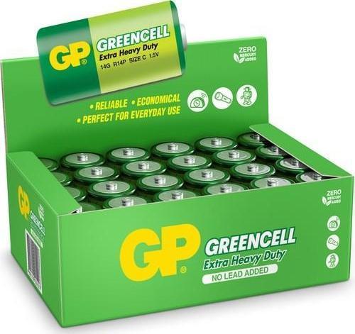 Greencel R14 Orta Boy Çinko Pil Gp14G-2S2 (24 Lü Paket)