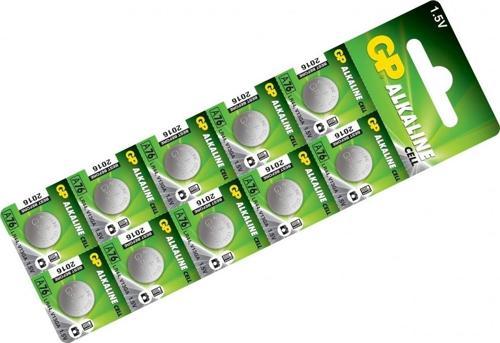 Lr44 Alkalin Düğme Pil Gpa76-2C10 10 Lu Paket
