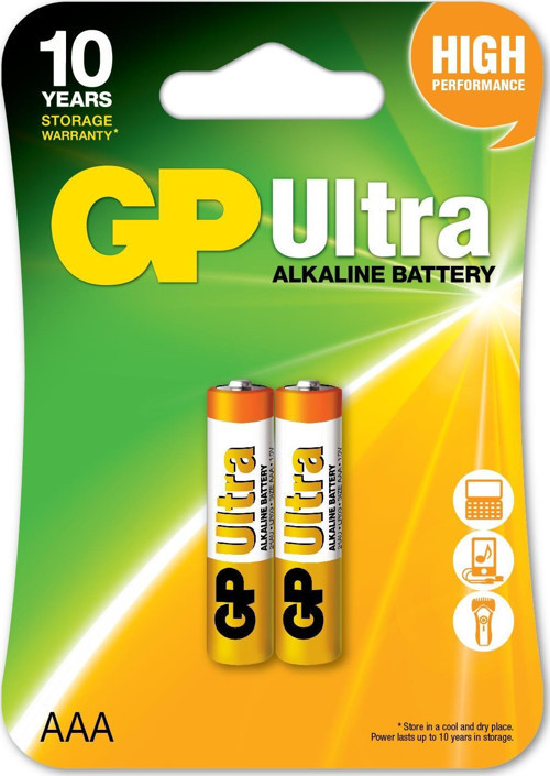 R03 AAA Boy Ultra Alkalin İnce Kalem Pil 2 Li Paket Gp24Au-2U2