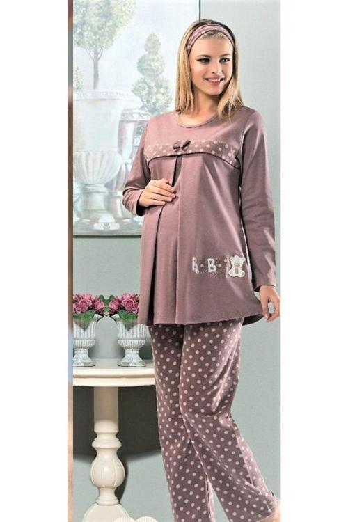 Lohusa Pijama Takımı Tarçın L