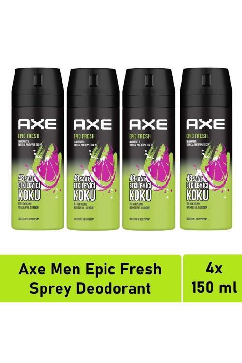 Men Deodorant Epic Fresh 150 Ml - 4'Lü Avantaj Paketi