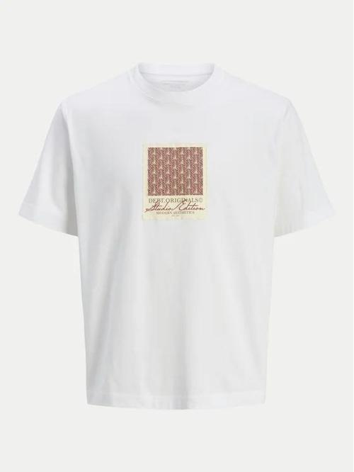Jack&Jones Jorislington Aop Front Tee Ss Crew Neck Erkek T-shirt 12273019