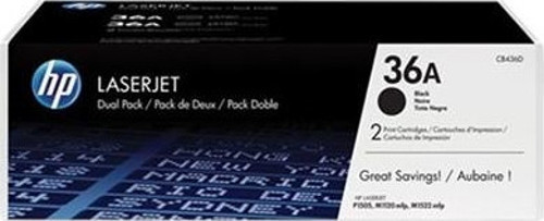 36A Black Siyah Çiftli 2.000 Sayfa Kapasiteli Toner Cb436Ad