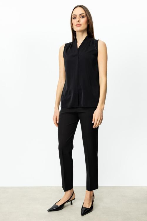 Omzu Drapeli Kolsuz Kadın Bluz 25Y.EKL.BLZ.03062.1