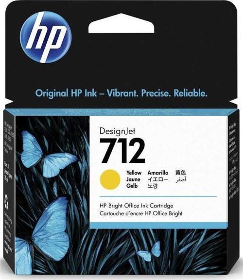 712 Yellow Sarı 29Ml Plotter Kartuşu 3Ed69A
