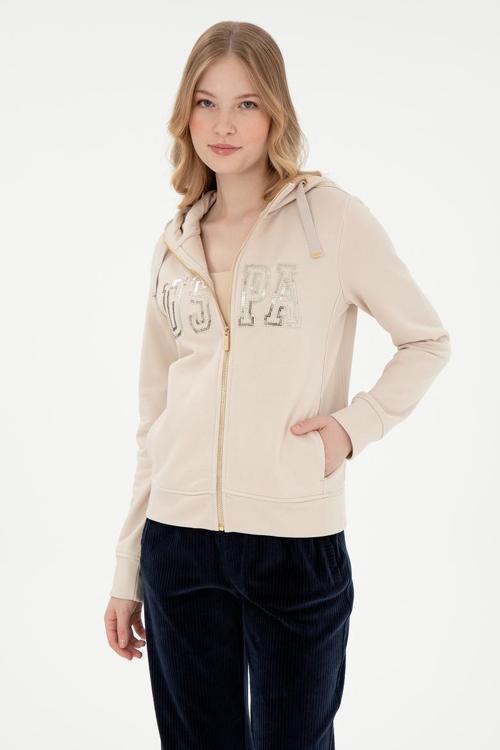Kadın Kapüşonlu Fermuarlı Sweatshirt 2080739