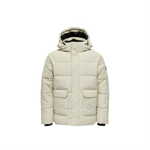 Erkek Ceket Onscarl Life Quilted Jacket Noos Otw 22025825-Silver Lining