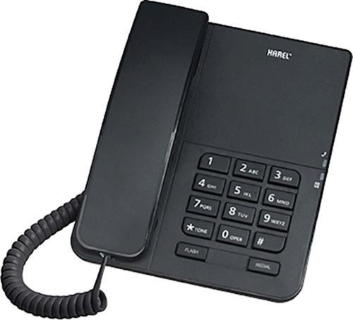 Siyah Analog Masa Üstü Kablolu Telefon Tm140