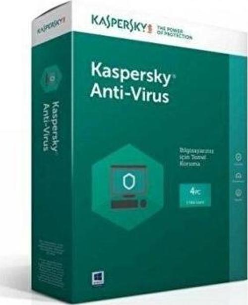 Antivirüs Programı Türkçe 4 Kullanıcı 1 Yıl Box