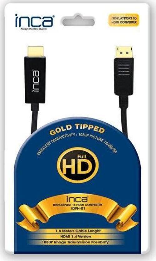 İdph-01 Displayport To Hdmi Kablo 1,8 Metre