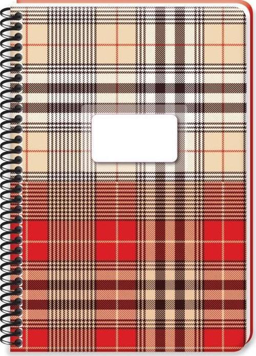 Defter 17X24Cm 100 Yaprak Çizgili Spiralli Sert Kapak Ekose 415941-99